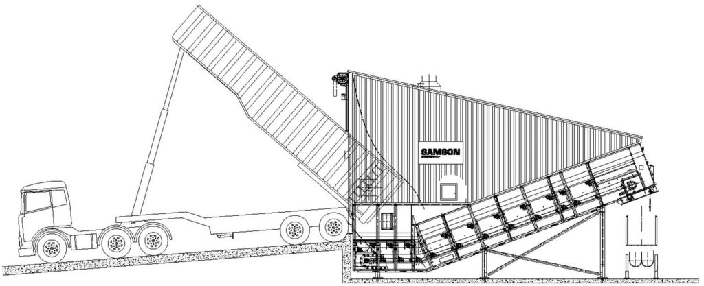 Drawing of the Samson Material Feeder