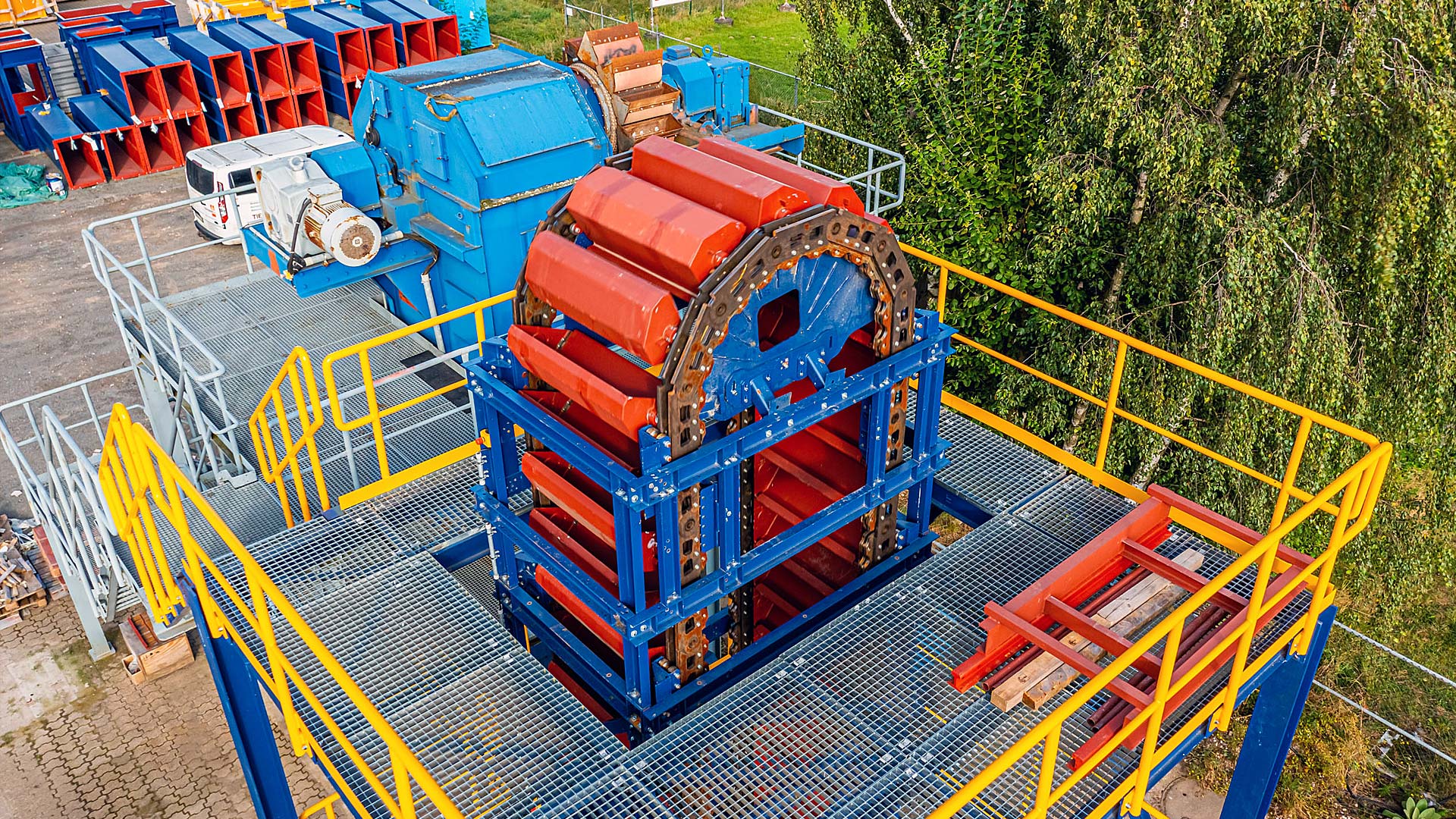 Push Chain Bucket Elevator