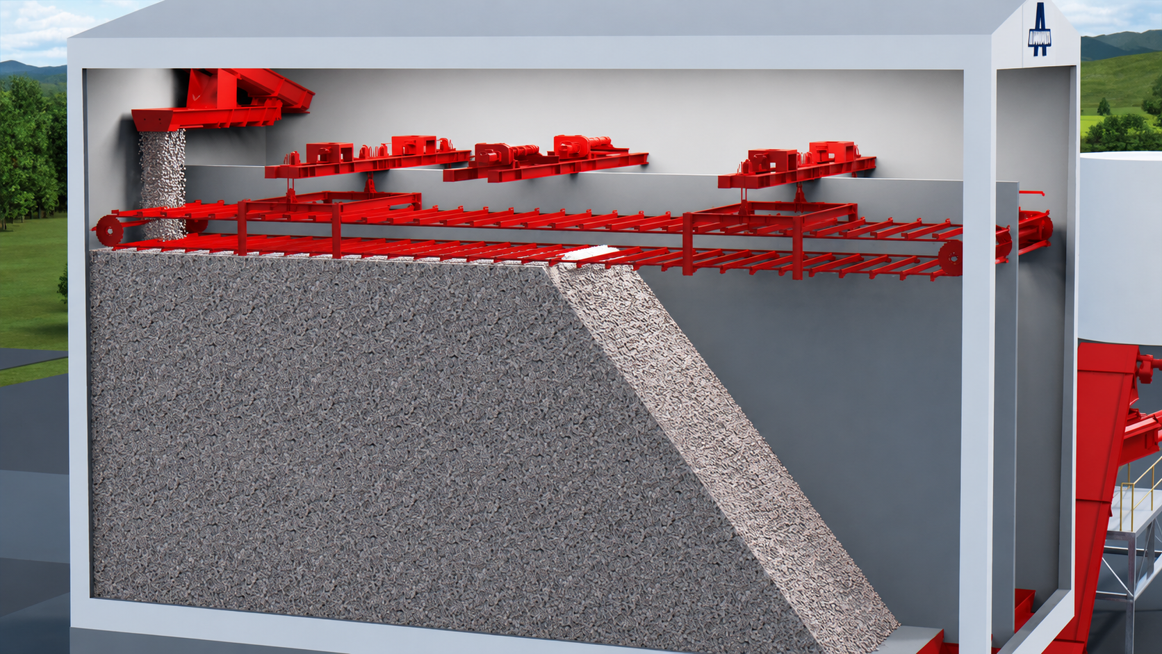 AUMUND FuelReclaimer storage concept