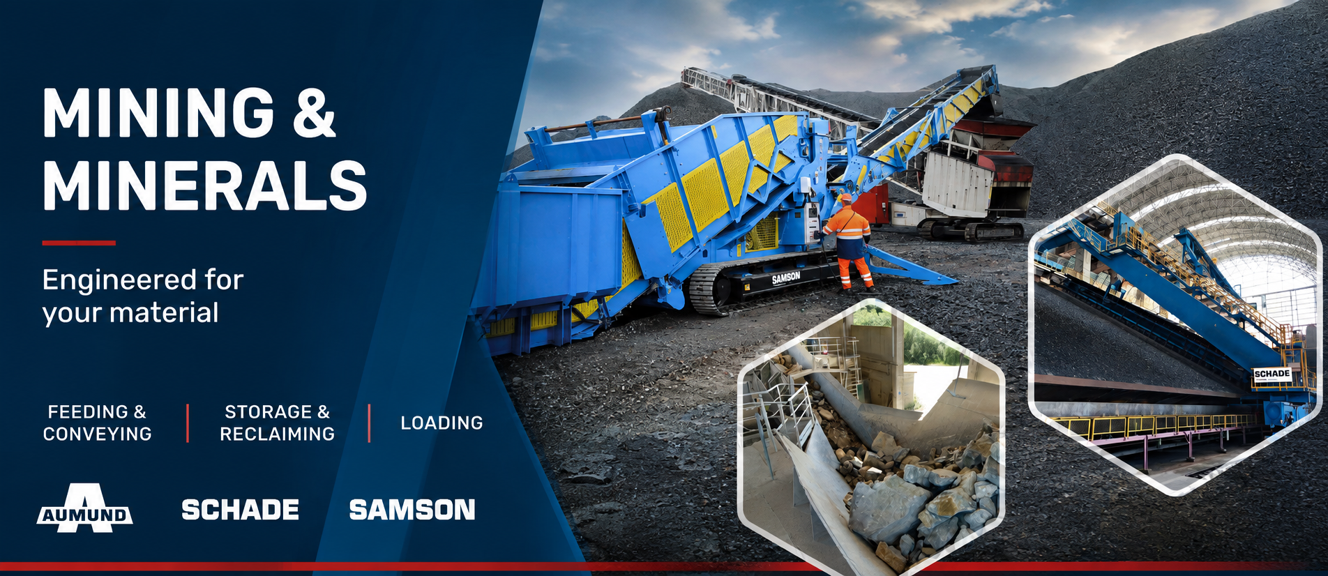 AUMUND Group bulk material handling solutions for the mining and minerals industry