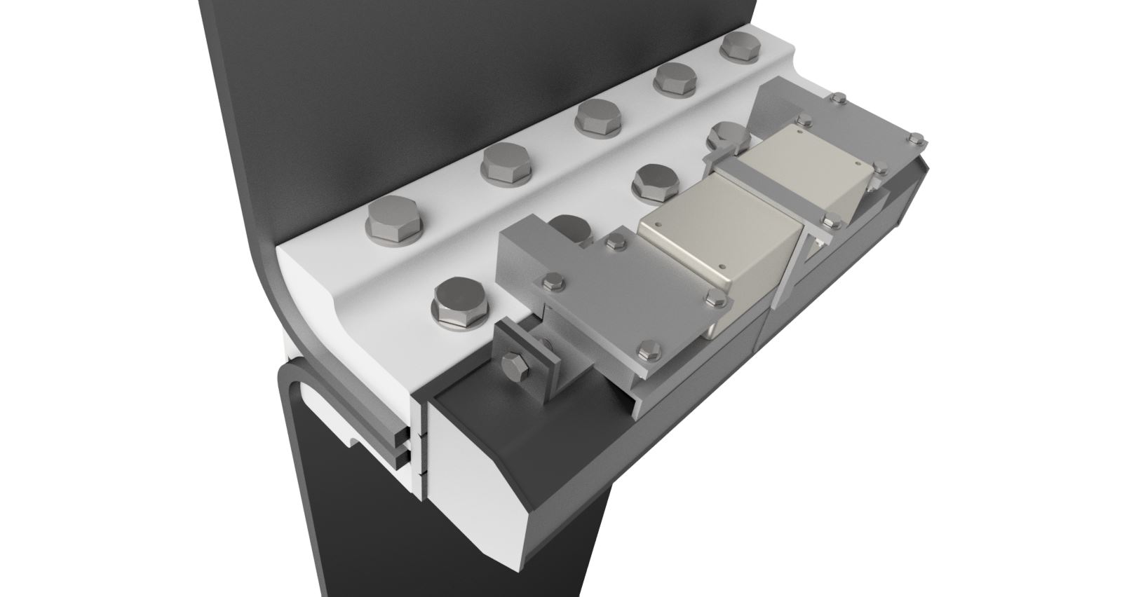Technical visualisation of AUMUND Clamping Connection Monitoring System